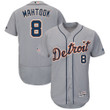 Mikie Mahtook Detroit Tigers Majestic Road Collection Flex Base Player Jersey - Gray