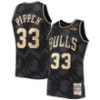 Scottie Pippen Chicago Bulls Mitchell & Ness 1997-98 Hardwood Classics Toile Swingman Jersey - Black