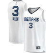 Grayson Allen Memphis Grizzlies Fanatics Branded Youth Fast Break Replica Jersey White - Association Edition
