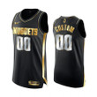 Custom Denver Nuggets Black Golden 2020-21 Jersey Limited Edition