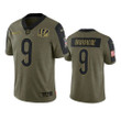 Bengals Joe Burrow Limited Jersey Olive 2021 Salute To Service