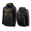 New York Jets C.J. Mosley 2021 Salute To Service Black Sideline Performance Hoodie