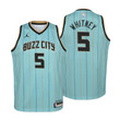 2020-21 Hornets City Edition Jersey Kahlil Whitney Mint Green Youth