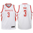 Youth Rockets Chris Paul White Jersey-Association Edition