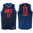 Youth Thunder Paul George Navy Jersey - Statement Edition