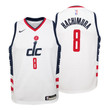 Youth Wizards Rui Hachimura City White Jersey