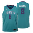 Youth Hornets Bismack Biyombo Icon Edition Teal Jersey