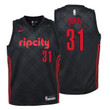 Youth Blazers Seth Curry City Edition Black Jersey