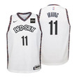Youth Nets Kyrie Irving City White Jersey