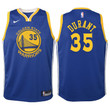 Youth Warriors Kevin Durant Blue Jersey-Icon Edition