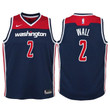 Youth Wizards John Wall Navy Jersey - Statement Edition