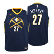 Youth 2017-18 Nuggets Jamal Murray City Edition Navy Jersey