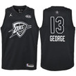 Youth 2018 NBA All-Star Thunder Paul George Black Jersey
