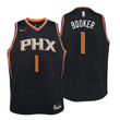 Youth 2017-18 Suns Devin Booker Statement Black Jersey