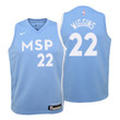 Youth Timberwolves Andrew Wiggins City Blue Jersey