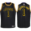 Youth Lakers Kentavious Caldwell-Pope Black Jersey-City Edition