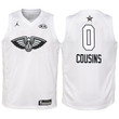 Youth 2018 NBA All-Star Pelicans DeMarcus Cousins White Jersey