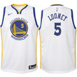 Youth Warriors Kevon Looney White Jersey-Icon Edition