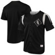 Chicago White Sox Stitches Team Color Full-Button Jersey - Black