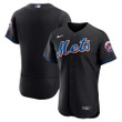 New York Mets Nike Alternate Replica Team Jersey - Black