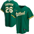 Matt Chapman Oakland Athletics Nike Alternate Replica Player Name Jersey - Kelly Green