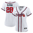 Matt Olson Atlanta Braves Nike Women's Home Replica Player Jersey - White
