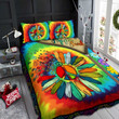 Hippie Soul Peace Sunflower Quilt Bedding Set