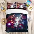 The Avengers Marvel Captain America Iron Man For Fan Duvet Quilt Bedding Set 8