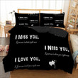I Miss You I Just Can't Admit Right New Quilt Bedding Set