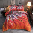 3D Feathers Cotton Bed Sheets Spread Comforter Duvet Cover Bedding Sets