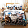 3D Cats Bedding Set Bed Sheets Spread Comforter Duvet Cover Bedding Sets