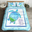 3D Sea Turtle Live In The Sunshine Swim In The Sea Cotton Bed Sheets Spread Comforter Duvet Cover Bedding Sets