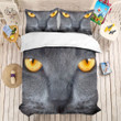 3d Cat Face Bed Sheets Spread Duvet Cover Bedding Set