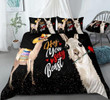 3D Llama Hey You Sexy Beast Cotton Bed Sheets Spread Comforter Duvet Cover Bedding Sets