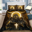 3D Christian Jesus Memento Mori Cotton Bed Sheets Spread Comforter Duvet Cover Bedding Sets