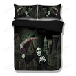 3D Grim Reaper Cotton Bed Sheets Spread Comforter Duvet Cover Bedding Sets