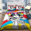 3D Giraffe It's Good To See You Cotton Bed Sheets Spread Comforter Duvet Cover Bedding Sets