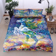 3D Colorful Unicorn Painting Art Cotton Bed Sheets Spread Comforter Duvet Cover Bedding Sets