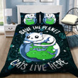 3D Save The Planet Cats Live Here Cotton Bed Sheets Spread Comforter Duvet Cover Bedding Sets