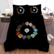 13 Districts Coins Bed Sheets Spread Comforter Duvet Cover Bedding Sets