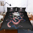 3D Octopus Skull Bed Sheets Duvet Cover Bedding Set Great Gifts For Birthday Christmas Thanksgiving