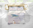 3d Couple Look At Whale Bed Sheets Duvet Cover Bedding Set Great Gifts For Birthday Christmas Thanksgiving