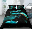 3D Snake Black Bed Sheet Duvet Cover Bedding Sets