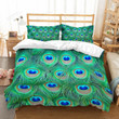 3d Peacock Feathers Duvet Cover Bedding Set