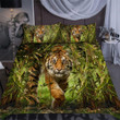 3D Tiger Power Cotton Bed Sheets Spread Comforter Duvet Cover Bedding Sets