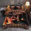 Anubis God Egyptian Cotton Bed Sheets Spread Comforter Duvet Cover Bedding Sets