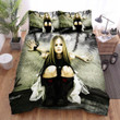 Avril Lavigne With Black Angel Wing Poster Bed Sheets Spread Duvet Cover Bedding Sets