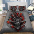 Angry Skulls Bedding Set Bed Sheets Spread Comforter Duvet Cover Bedding Sets