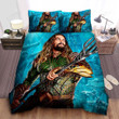Aquaman In Battle Vs King Orm Final Fight Bed Sheets Spread Comforter Duvet Cover Bedding Sets