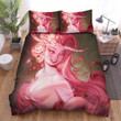 Aphrodite Greek Goddess Of Love Pink Illustration Bed Sheets Spread Duvet Cover Bedding Sets